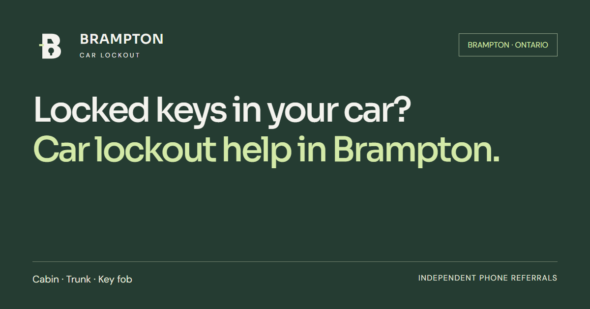 locked keys in car